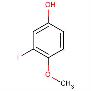Structure of Phenol, 3-iodo-4-methoxy-