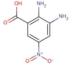 Structure of Benzoic acid, 2,3-diamino-5-nitro-