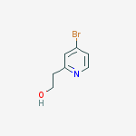 Structure of 4-Bromo-(2-hydroxyethyl)-pyridine