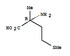 Structure of D-ISOVALINE,4-(METHYLTHIO)-