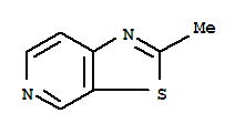 Structure of 2-methyl-[1,3]thiazolo[5,4-c]pyridine