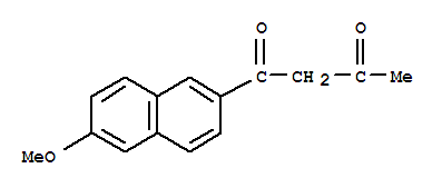 1,3-Butanedione, 1-(6-methoxy-2-naphthalenyl)-结构式