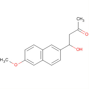 Structure of 2-Butanone, 4-hydroxy-4-(6-methoxy-2-naphthalenyl)-