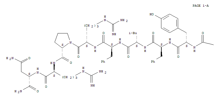 Structure of NEUROMEDIN U-25 (PORCINE)