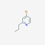 Structure of 4-Bromo-2-propylpyridine