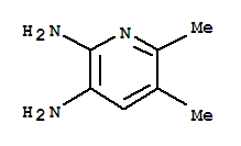 Structure of 2,3-Pyridinediamine,5,6-dimethyl-