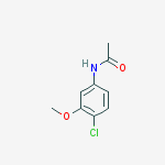 5-Acetamido-2-chloroanisole结构式