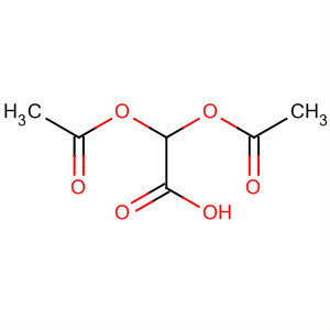 Structure of Acetic acid, bis(acetyloxy)-
