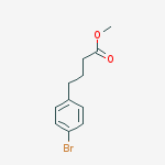 Structure of Benzenebutanoic acid, 4-broMo-, Methyl ester