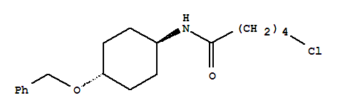 Structure of N-(trans-4-Benzyloxycyclohexyl)-5-chlorovaleramide