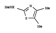 2-Thiazolamine,  N,4,5-trimethyl-结构式