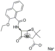 萘夫西林钠结构式