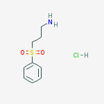 Structure of 3-Benzenesulfonylpropylamine hydrochloride