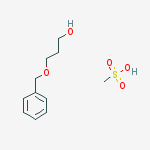 1-Propanol, 3-(phenylmethoxy)-, methanesulfonate结构式