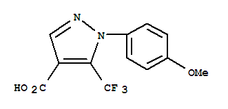 Structure of 1-(4-METHOXYPHENYL)-5-(TRIFLUOROMETHYL)&
