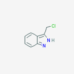 3-(CHLOROMETHYL)-1H-INDAZOLE结构式