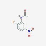 N-(2-Bromo-5-nitrophenyl)formamide结构式