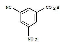 Structure of 3-CYANO-5-NITROBENZOIC ACID