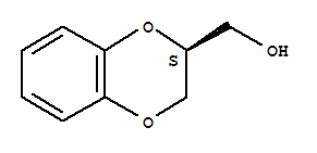 Structure of (S)-2-(Hydroxymethyl)-1,4-benzodioxane