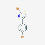 Structure of 2-BROMO-4-(4-BROMO-PHENYL)-THIAZOLE