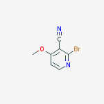 Structure of 2-BROMO-4-METHOXYNICOTINONITRILE