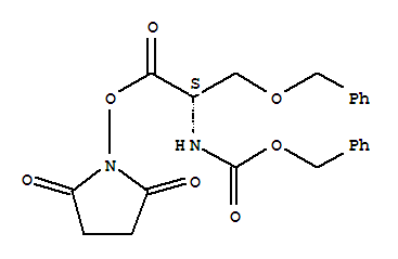 Structure of Z-SERINE(BZL)-OSU