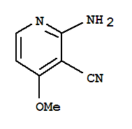 Structure of 2-amino-4-methoxypyridine-3-carbonitrile