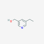 Structure of 3-PYRIDINEMETHANOL,5-ETHYL-