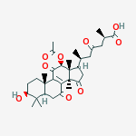 Chemical structure of GANODERIC ACID H