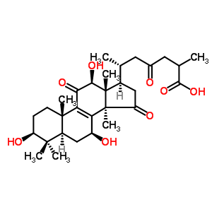 灵芝酸 G结构式