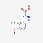 Structure of 2-HYDROXY-3-METHOXY-DL-PHENYLALANINE