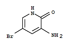 3-氨基-2-羟基-5-溴吡啶结构式