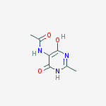 N-(4,6-dihydroxy-2-methylpyrimidin-5-yl)acetamide结构式