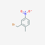 Structure of 2-BROMOMETHYL-1-METHYL-4-NITRO-BENZENE