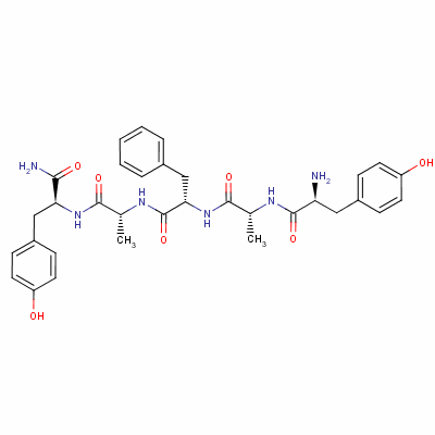 Structure of TYR-D-ALA-PHE-D-ALA-TYR-NH2