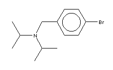 Structure of 4-BROMO-N,N-DIISOPROPYLBENZYLAMINE, 95