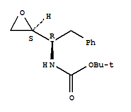 Structure of THREO-N-BOC-D-PHENYLALANINE EPOXIDE