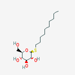 Structure of DECYL-BETA-D-1-THIOGLUCOPYRANOSIDE