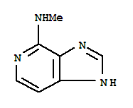 Structure of 1H-IMIDAZO[4,5-C]PYRIDIN-4-AMINE,N-METHYL-