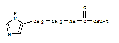 Structure of CARBAMIC ACID [2-(1H-IMIDAZOL-4-YL)ETHYL]-,TERT-BUTYL ESTER