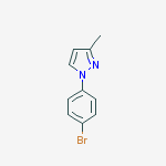 Structure of 1-(4-bromophenyl)-3-methylpyrazole