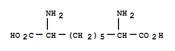 Structure of DL-2,8-Diaminononanedioic acid