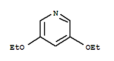 Structure of 3,5-Diethoxypyridine