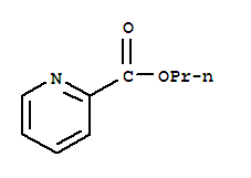 Structure of 2-Pyridinecarboxylicacid, propyl ester
