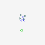 Structure of AMMONIUM CHLORIDE-15N,D4