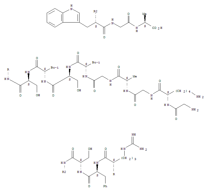 Structure of GLY-LYS-GLY-ALA-GLY-LEU-SER-LEU-SER-ARG-PHE-SER-TRP-GLY-ALA