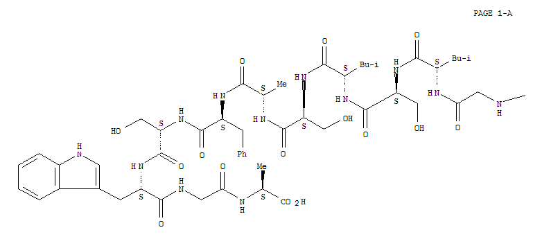 Structure of [ALA113]-MBP (104-118)