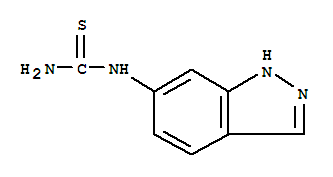 Structure of N-(1H-INDAZOL-6-YL)THIOUREA