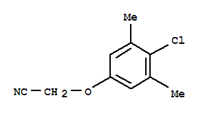 Structure of 2-(4-CHLORO-3,5-DIMETHYLPHENOXY)ACETONITRILE