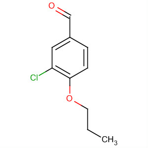 Structure of 3-chloro-4-propoxybenzaldehyde